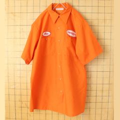 70s 80s USA製 RED KAP レッドキャップ ワッペン ワークシャツ 