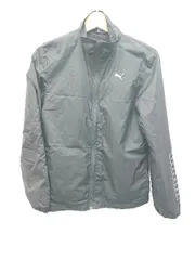 ◇ ⊆ PUMA プーマ 裏起毛 長袖 ジップアップ ジャージ サイズM ブラック レディース E  【1506110011329】