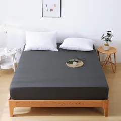 【特価商品】ボックスシーツ 吸水速乾ベッドシーツ 厚さ5-30cmのマットレスに適用 （シングル100×200cm） 抗菌防臭マットレスカバー 洗えるベッドカバー HEVUMYI 着脱簡単布団シーツ 敷き布団カバー 防ダニマットレスシーツ 柔らかな触感 ダッ