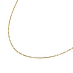 喜平チェーンネックレス K18 18金 2面カット 0.29φ 幅0.96mm 長さ50cm 約1.9g キヘイ チェーン （造幣局検定マーク刻印入）