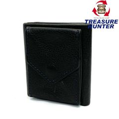 Aender Scheme(エンダースキーマ)　トリフォールドウォレット　ブラック×ネイビー　三つ折り　財布 【101063317003】