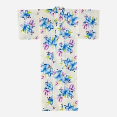 【🌟訳あり大特価🌟】ME-A-373 定価6,980円  3枚まとめ売り　レディース　浴衣　お祭り　花火大会　夏　盆踊り　デート　イベント　学祭　綿100%  花　ブルー　パープル　白 姫　大人可愛い　個性派　 昭和レトロ　和モダン　誕生日　プレゼント