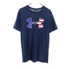 アンダーアーマー 半袖 Tシャツ XL ネイビー UNDER ARMOUR メンズ