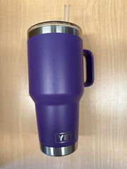 YETI イエティ タンブラー パープル ハンドル付き ストロー付