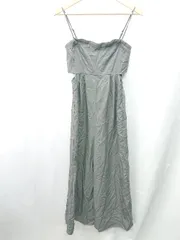 ◇ Θ Chico カットアウトデザイン サロペット サイズF グレー レディース E  【1409100018097】