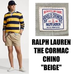 Ralph Lauren THE CORMAC CHINO RELAXED FIT ショートパンツ ベージュ W32