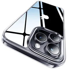 【特価セール】クリア 耐衝撃 ケース 米軍MIL規格 用 ストラップホール付き Pro ワイヤレス充電対応 16 いPhone16Pro用ケース iPhone アイフォン16Pro用ケース6.3インチ「KORI 【極々透明感・2025年革新耐黄変技術】CASE