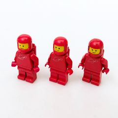 3045　レゴ　　クラシックスペース　ミニフィグ3体セット　宇宙飛行士　赤