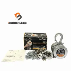 ☆未使用品☆KITO キトー 手動チェーンブロック CX005 荷重500kg/0.5ton 揚程2.5m 手動式 チェンブロック 荷揚げ機 吊り具 111468のサムネイル