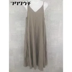 ◇ Aunt Marie's アントマリーズ キャミソール ロング ワンピース ブラウン系 レディース 【中古】 【1002802395956】