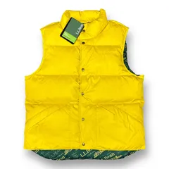 L.L.BEAN BEAN'S TRAIL MODEL DOWN VEST '82 ダウンベスト エルエルビーン 518306 イエロー×グリーン WXL/ML  63226Aのサムネイル