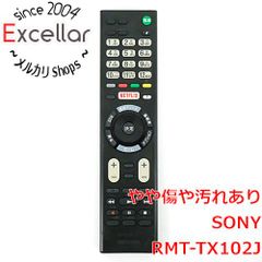 [bn:3] SONY　テレビ用リモコン RMT-TX102J　149297411　電池カバーなし　本体いたみ