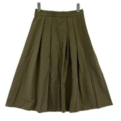 UNTITLED アンタイトル フレアスカート size2/カーキ