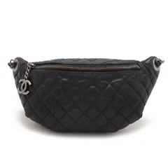 CHANEL シャネル　マトラッセウエストポーチ　ボディバッグ CHANEL - CHANEL ウエストバッグ ココマーク マトラッセ レザー