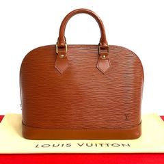 極 美品 LOUIS VUITTON ルイヴィトン ヴィンテージ アルマ エピ レザー 本革 ハンドバッグ ミニ ボストンバッグ ケニアブラウン  406-7 - メルカリ