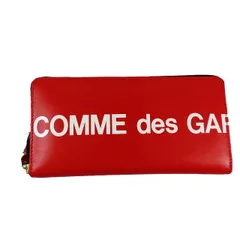 23AW コムデギャルソン COMME des GARCONS ラウンドファスナー長財布 Huge Logo 小銭入れ付き ロングウォレット SA0110HL 赤 レッド メンズ のサムネイル