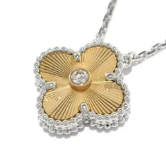 ヴァンクリーフ&アーペル ヴァンクリホリデー 2024ネックレス ギヨシェ 美品 ヴァン クリーフ&アーペル ヴィンテージアルハンブラネックレス