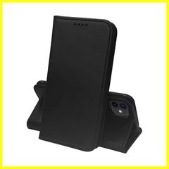 【在庫処分】スタンド機能付き 携帯カバー カード収納 マグネット式 カードポケット スマホケース ファッション (5.4インチ対応) 全面保護 アイフォン12mini カバー 耐衝撃 財布 ブラック ケース 手帳型 Mini 12 iPhone