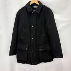 90年代 POLO by RALPH LAUREN イタリア製　ウールナイロン混 バルマカンコート 中綿ライナー付　チンスト　サイズⅬ　06110411　01のサムネイル