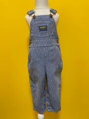【Size 90】80s USA製 オシュコシュ オーバーオール  ヒッコリー oshkosh ヴィンテージ