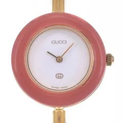 【正規】グッチ チェンジベゼル レッド 11/12.2 QZ レディース 時計 高価買取】【GUCCI】グッチ 11/12.2 チェンジベゼル レディース