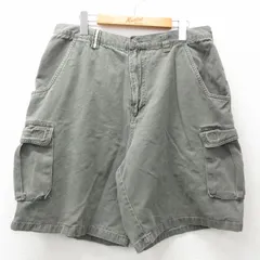 W36/古着 ルート66 ショート カーゴ パンツ ショーツ メンズ 00s コットン グレー系 25may16 中古 ボトムス 短パン ショーパンのサムネイル