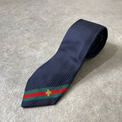 価格変更しています エルメス ネクタイ ネイビークローバー刺繍 - メルカリ
