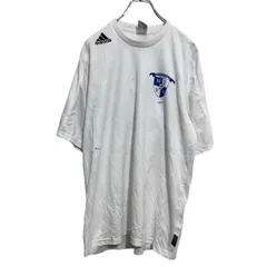 adidas 半袖 ロゴTシャツ M ホワイト アディダス スポーツウェア 古着卸 アメリカ仕入 a703-5589