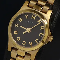 稼働 マークバイマークジェイコブス QZ ブラック文字盤 MBM3257 レディース腕時計 2000000 NSK KMR