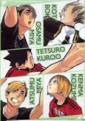 【中古】クリアファイル E.集合(音駒＆梟谷＆稲荷崎) A4クリアファイル 「ハイキュー!!展 ゲンガ×タイカン」