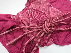 【一輝堂】【着物】 和装小物 帯締め 帯揚げ セット 帯締 帯揚 中抜き絞り 丸組 25w03-4080