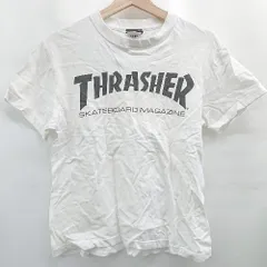 ◇ ⊂ THRASHER スラッシャー スケートボードブランド 半袖 半袖シャツ サイズS ホワイト系 メンズ E  【1507160032456】のサムネイル