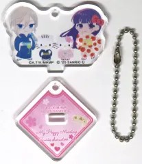 【中古】キーホルダー 斎森美世×ハローキティ＆久堂清霞×ディアダニエル 「わたしの幸せな結婚×サンリオキャラクターズ PremiumShop ミニアクリルスタンドキーホルダー ミニキャラver.」
