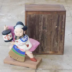 Amazon | 仙台堤焼 つつみ人形 谷風 大相撲力士 34cm 伝統工芸品