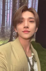 【中古】コレクションカード(男性) SEVENTEEN/JOSHUA(ジョシュア)/裏面オレンジ・ベージュ・ペンキ/CD「Face the Sun」(CARAT VER.)封入特典フォトカード