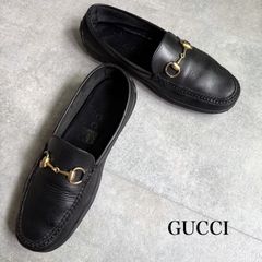 GUCCIグッチ 人気モデル ビットローファー 黒 40E - メルカリ