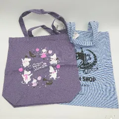 ◇ Θ 《 MOOMIN ムーミン まとめ売り2点セット トートバッグ レディース 》 E  【1412260017053】