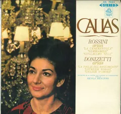 LP Maria Callas, Paris Conservato Sings Rossini & Donizetti Arias AA7223 	ANGEL /00260