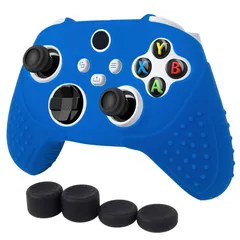 【新着商品】series xbox X/S 対応用 カバー シリコン素材 スキン Sコントローラー ケース CHINFAI X 耐衝撃 保護カバー Series 滑り止め 手触り快適 Xbox 着脱簡単 (青)