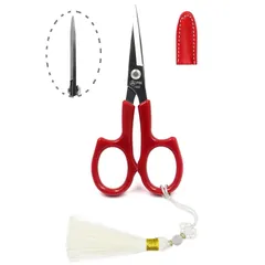 三花 カットワークはさみ ハサミ ストレート刃 130mm 左右兼用 切れ味鋭い 手芸 洋裁 つまみ細工 糸切り 刺繍 パッチワーク 布切り コンパクト 0