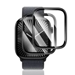 【特価商品】対応 アルミニウム合金金属フレーム+9H強化ガラス 対応 対応 保護フィルム 10/9/8/7/6/5/4/SE 高光透過率 Series Watch 耐衝撃 Watch キズに強い Apple Apple 気泡防止 40mm 指紋防止 41mm