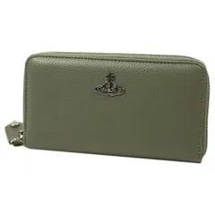 希少✨ヴィヴィアンウエストウッド　長財布　グリーン　小銭入れ有　箱付き Vivienne Westwood ヴィヴィアンウエストウッド 長財布