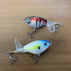 【2色セット】プロッパー　トップウォーター　ペンシル　バズベイト　プロペラ　2個セット　11‐12g　8㎝　バス　ルアー　ルアーセット　バス釣り　ブラックバス　ナマズ　まとめ売り　100133