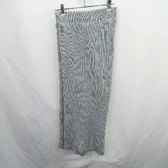 ◇ ⊇ EMODA エモダ ニット生地 ロング フレア ニットフレアスカート サイズF グレー系 レディース E  【1507160029265】のサムネイル