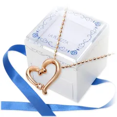 ピンクダイヤモンドネックレス LA PUREZZA Lab Grown Diamond  レディース 彼女 女性 誕生日プレゼント ギフト