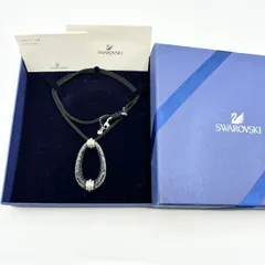 SWAROVSKI スワロフスキー ネックレス パヴェ クリスタル ペンダント大 ゴージャス 箱 & カード付きほぼ未使用