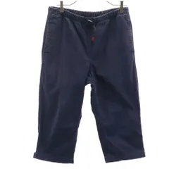 グラミチ クライミング クロップドパンツ M ネイビー Gramicci ウエストゴム メンズ 古着 【240411】