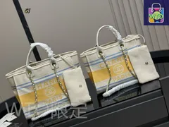 【今日WTO】Chanel Denim Beach Bag - シャネル デニム ビーチバッグ-WTO輸入2-YBS45