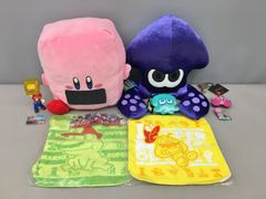 任天堂 Nintendo ぬいぐるみ タオル フィギュア他 スプラトゥーン カービィ ゼルダ マリオ まとめセット 未使用品含む 2506LT060