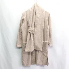 ■ ⊇ ◎ ViS ビス ロングカーディガン風 薄手 長袖 コート サイズF ベージュ レディース E  【1410100001217】